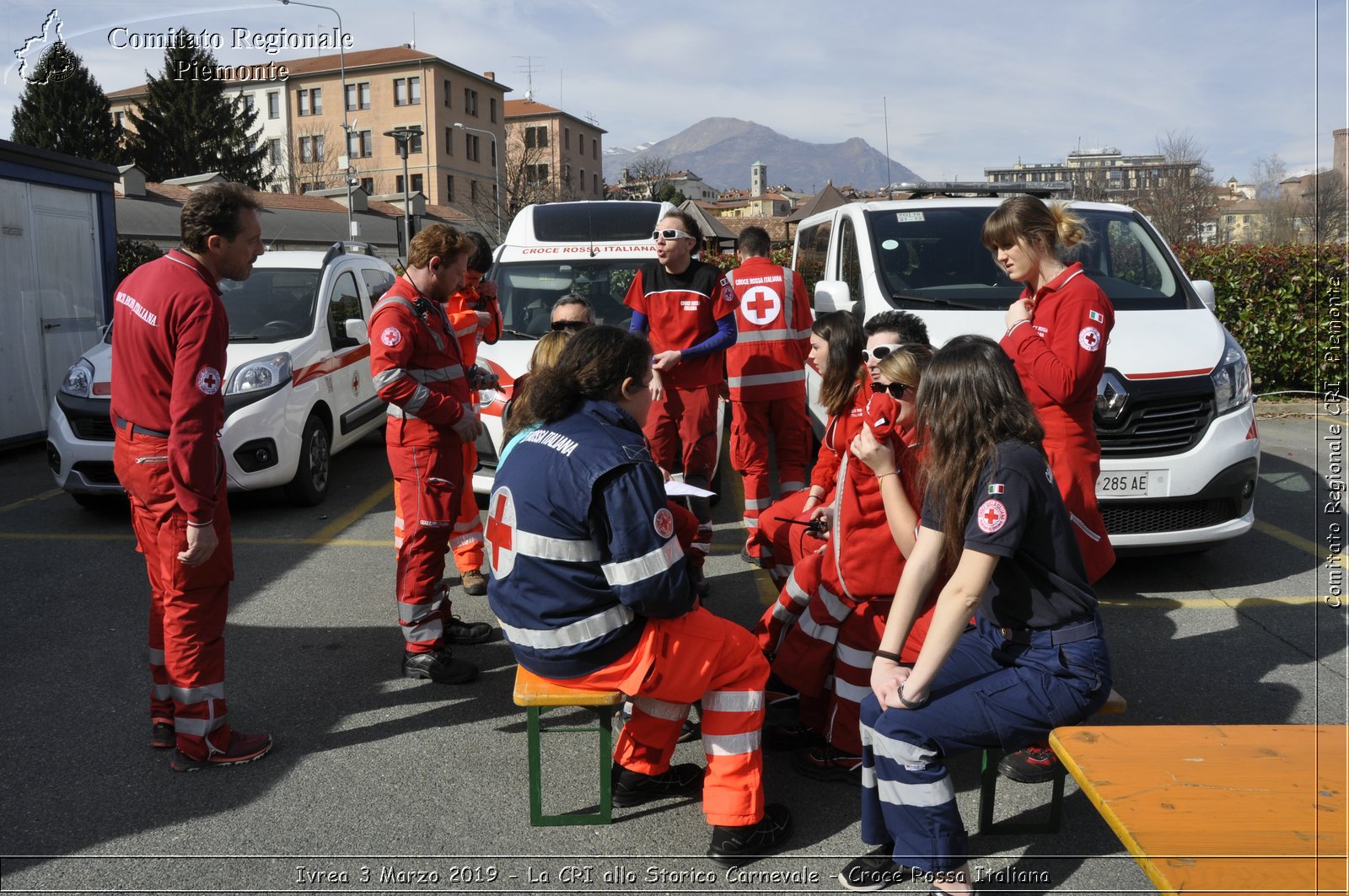 Ivrea 3 Marzo 2019 - La CRI allo Storico Carnevale - Croce Rossa Italiana - Comitato Regionale del Piemonte