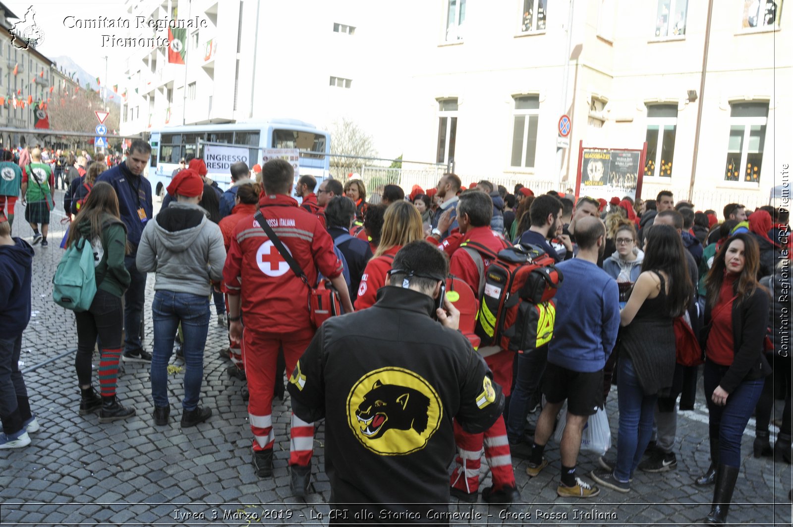 Ivrea 3 Marzo 2019 - La CRI allo Storico Carnevale - Croce Rossa Italiana - Comitato Regionale del Piemonte