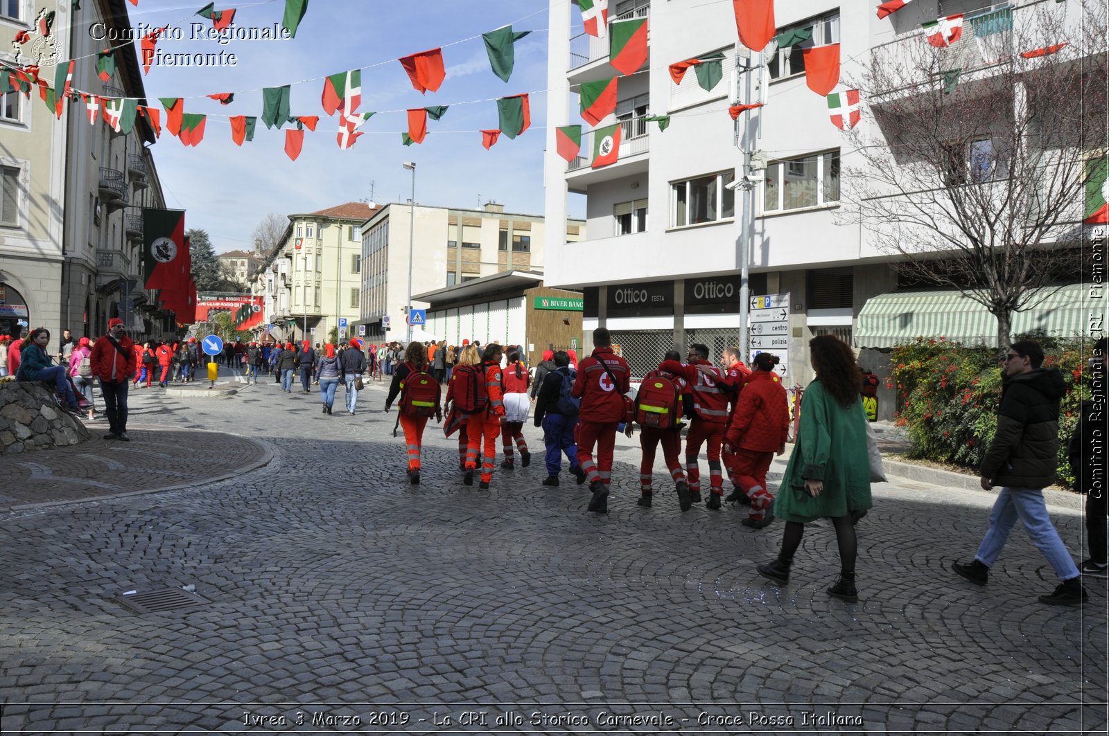 Ivrea 3 Marzo 2019 - La CRI allo Storico Carnevale - Croce Rossa Italiana - Comitato Regionale del Piemonte