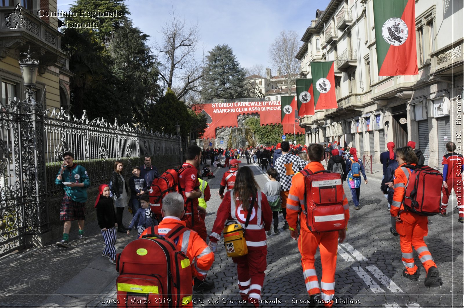 Ivrea 3 Marzo 2019 - La CRI allo Storico Carnevale - Croce Rossa Italiana - Comitato Regionale del Piemonte