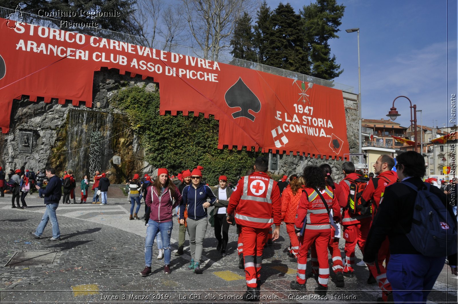 Ivrea 3 Marzo 2019 - La CRI allo Storico Carnevale - Croce Rossa Italiana - Comitato Regionale del Piemonte