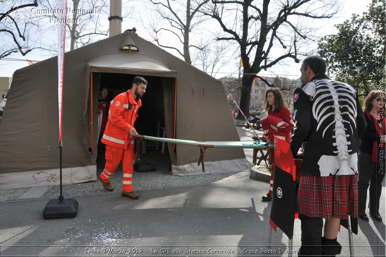 Ivrea 3 Marzo 2019 - La CRI allo Storico Carnevale - Croce Rossa Italiana - Comitato Regionale del Piemonte