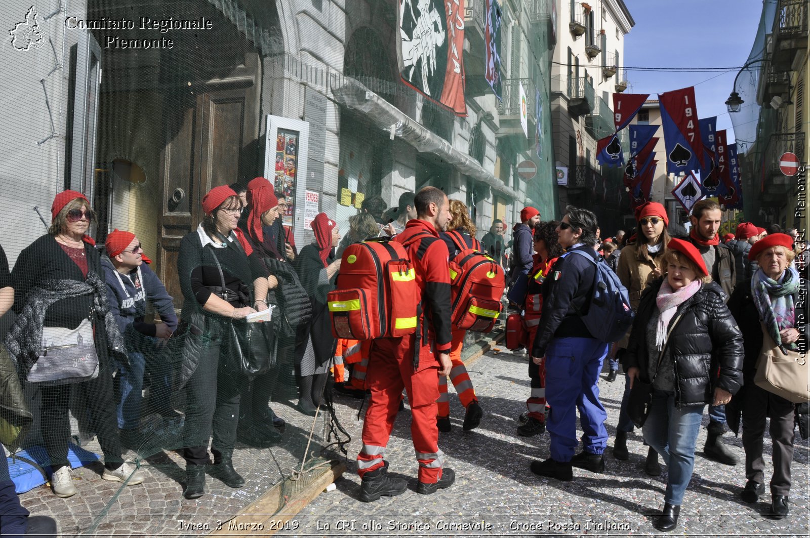 Ivrea 3 Marzo 2019 - La CRI allo Storico Carnevale - Croce Rossa Italiana - Comitato Regionale del Piemonte