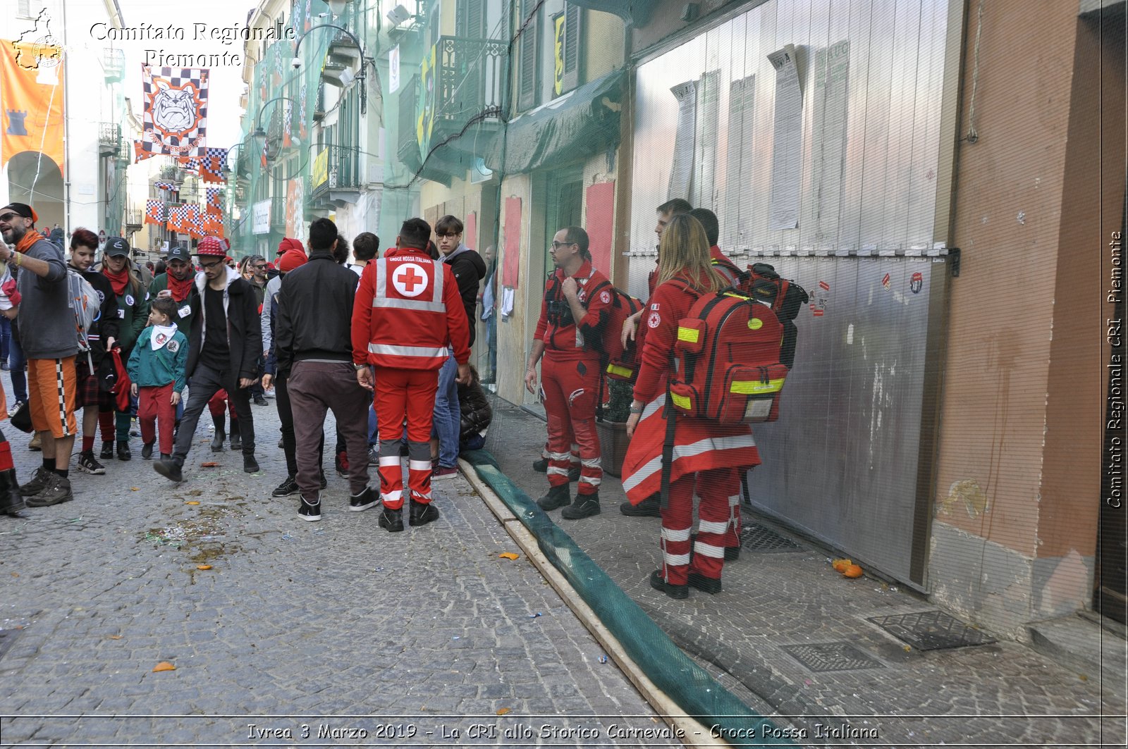 Ivrea 3 Marzo 2019 - La CRI allo Storico Carnevale - Croce Rossa Italiana - Comitato Regionale del Piemonte