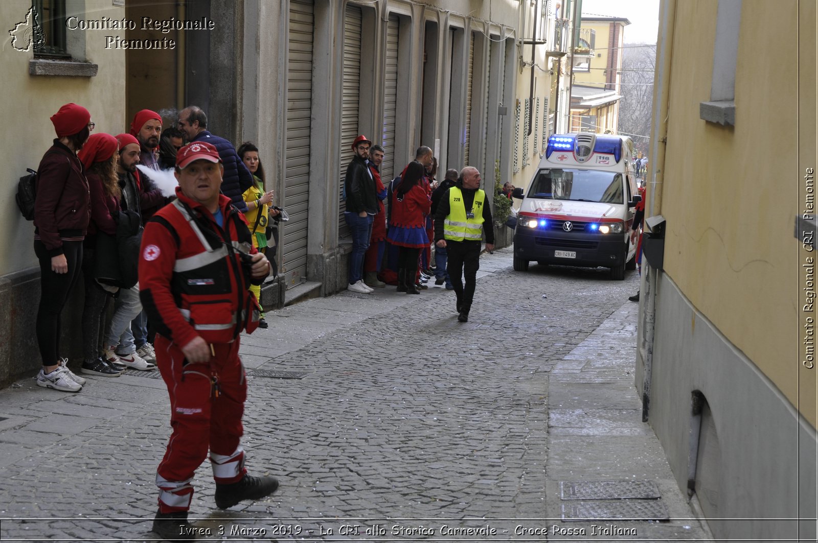 Ivrea 3 Marzo 2019 - La CRI allo Storico Carnevale - Croce Rossa Italiana - Comitato Regionale del Piemonte