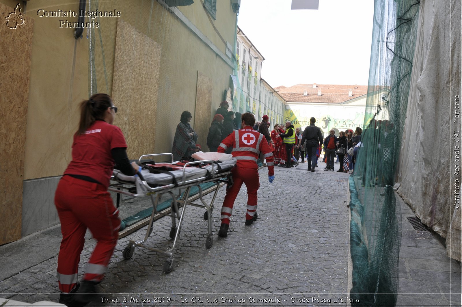 Ivrea 3 Marzo 2019 - La CRI allo Storico Carnevale - Croce Rossa Italiana - Comitato Regionale del Piemonte