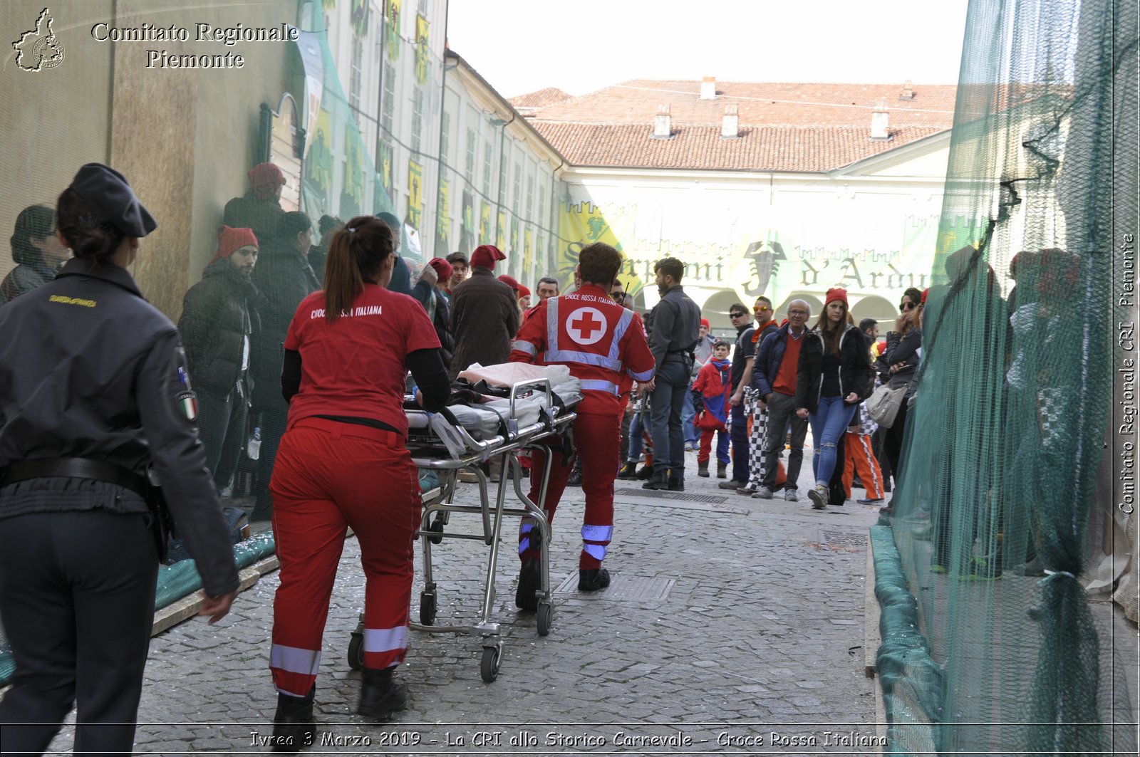 Ivrea 3 Marzo 2019 - La CRI allo Storico Carnevale - Croce Rossa Italiana - Comitato Regionale del Piemonte