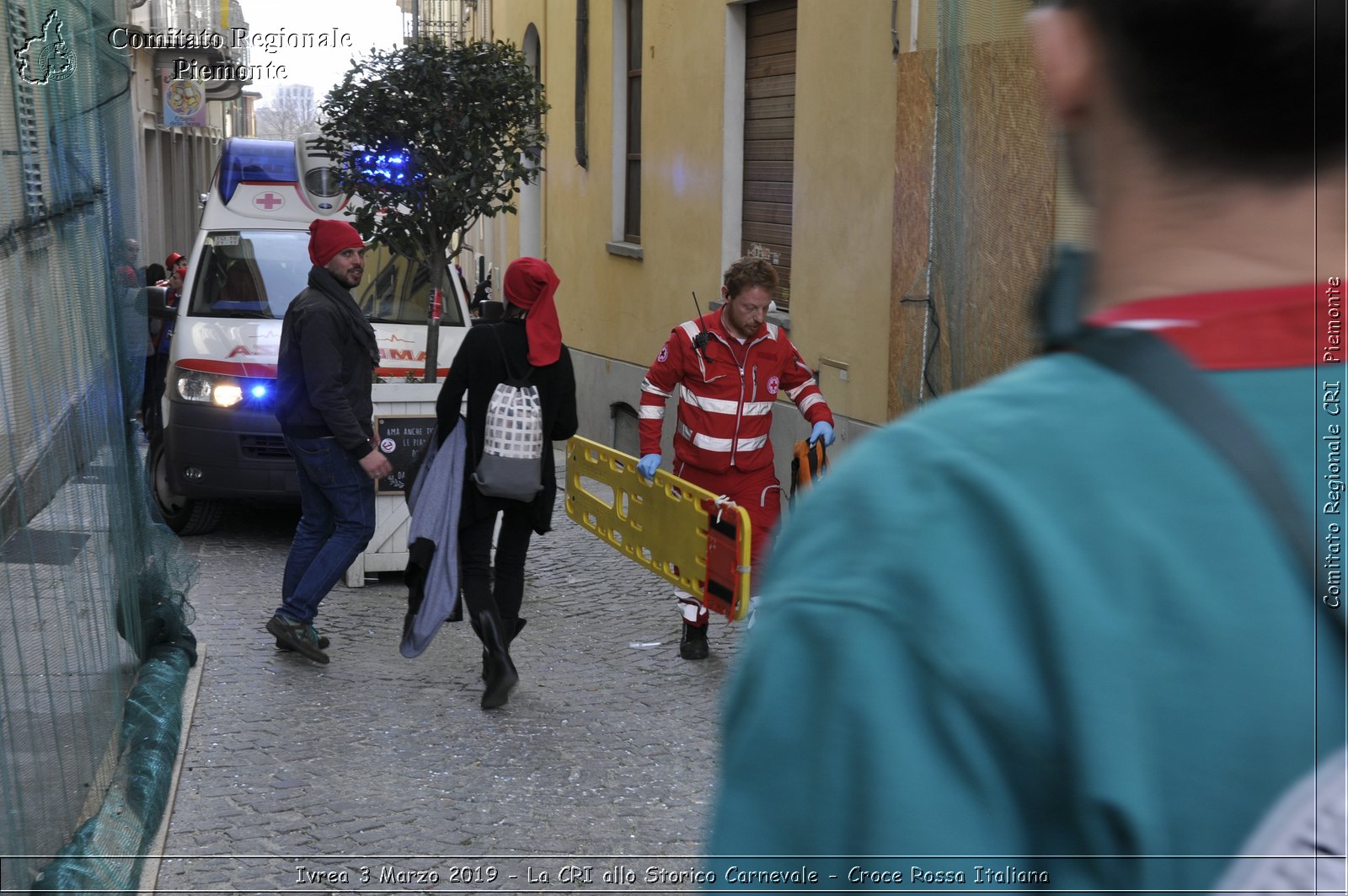 Ivrea 3 Marzo 2019 - La CRI allo Storico Carnevale - Croce Rossa Italiana - Comitato Regionale del Piemonte