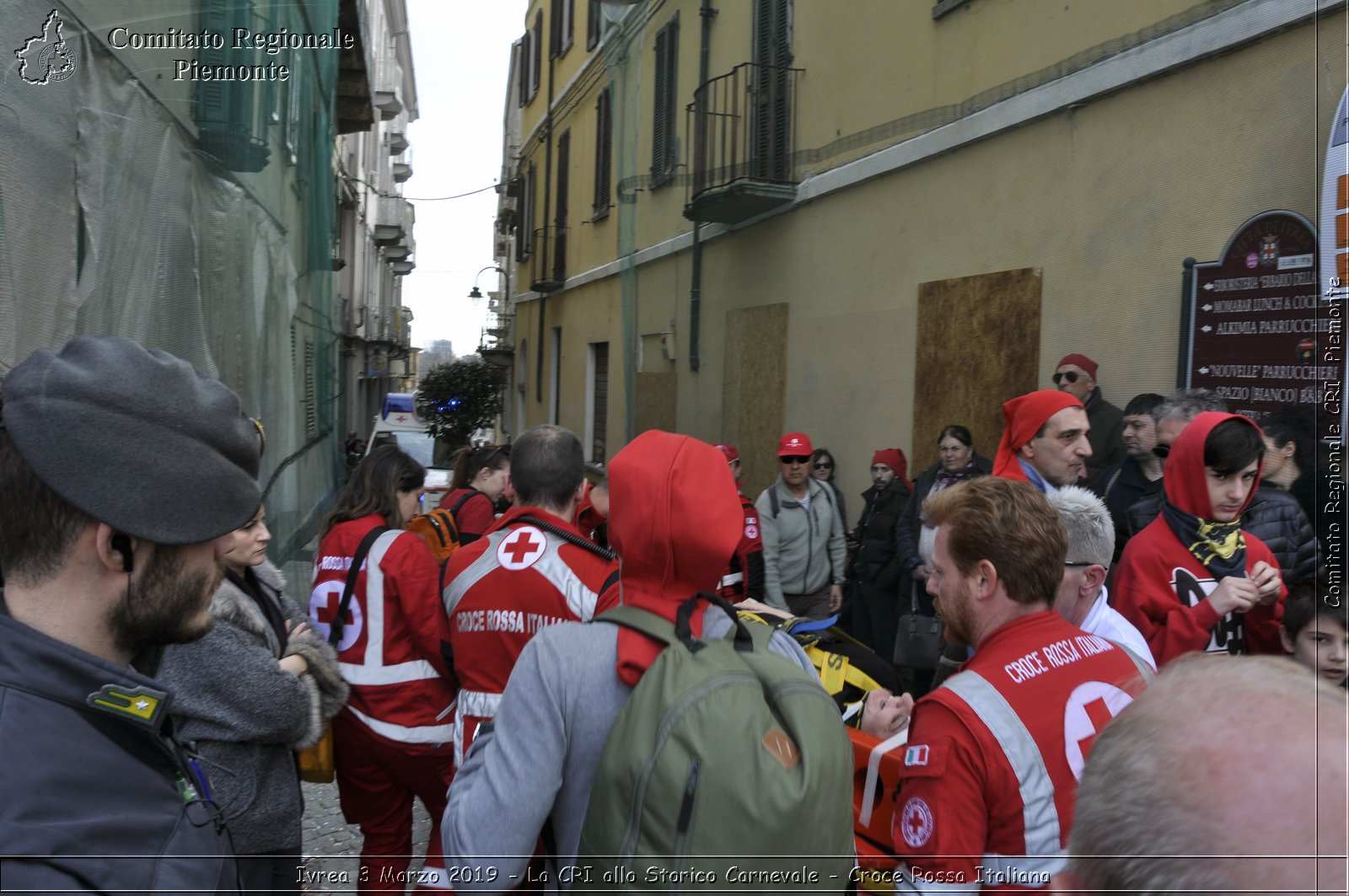 Ivrea 3 Marzo 2019 - La CRI allo Storico Carnevale - Croce Rossa Italiana - Comitato Regionale del Piemonte