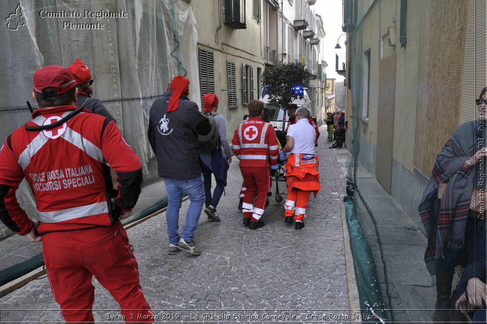 Ivrea 3 Marzo 2019 - La CRI allo Storico Carnevale - Croce Rossa Italiana - Comitato Regionale del Piemonte