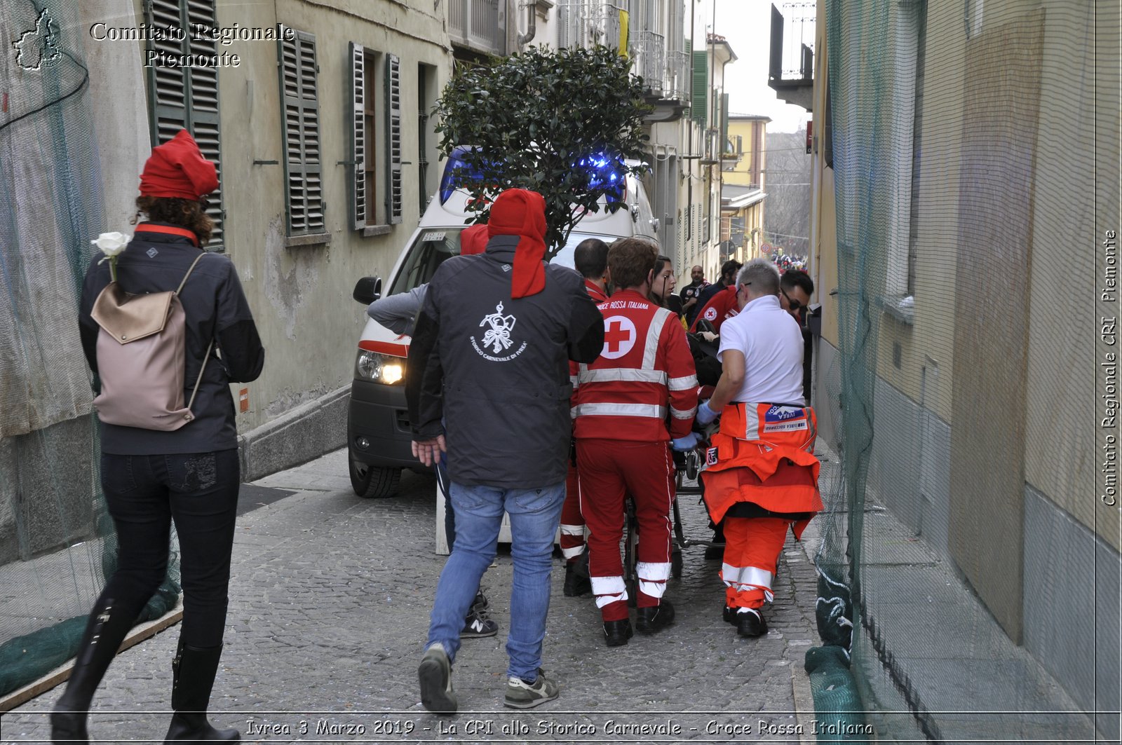 Ivrea 3 Marzo 2019 - La CRI allo Storico Carnevale - Croce Rossa Italiana - Comitato Regionale del Piemonte