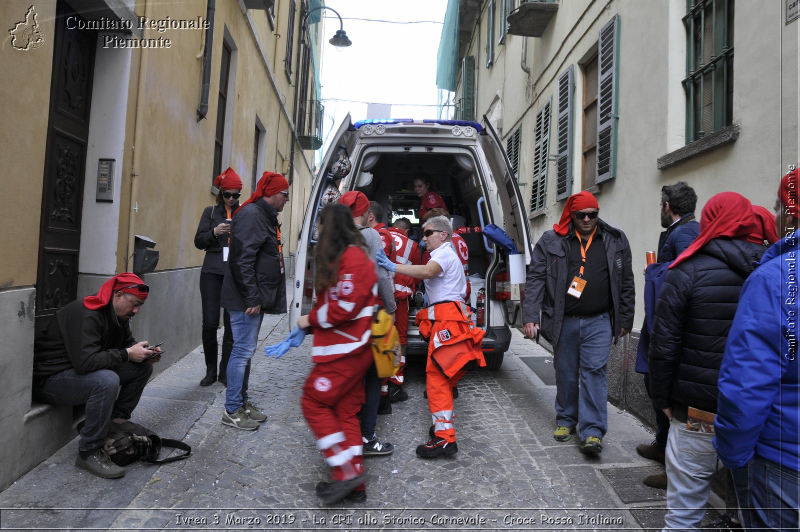 Ivrea 3 Marzo 2019 - La CRI allo Storico Carnevale - Croce Rossa Italiana - Comitato Regionale del Piemonte