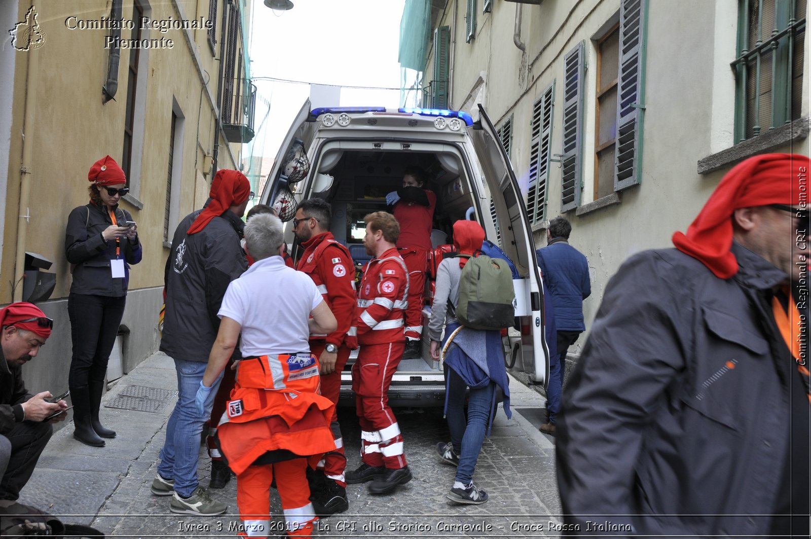 Ivrea 3 Marzo 2019 - La CRI allo Storico Carnevale - Croce Rossa Italiana - Comitato Regionale del Piemonte