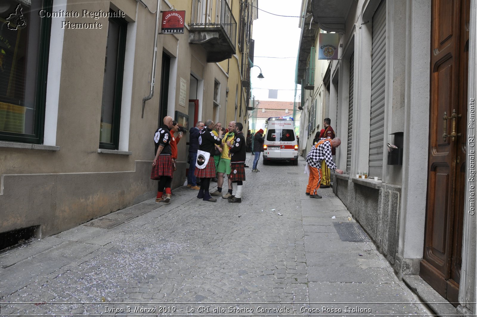 Ivrea 3 Marzo 2019 - La CRI allo Storico Carnevale - Croce Rossa Italiana - Comitato Regionale del Piemonte