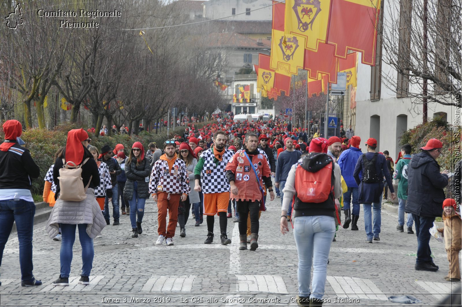 Ivrea 3 Marzo 2019 - La CRI allo Storico Carnevale - Croce Rossa Italiana - Comitato Regionale del Piemonte