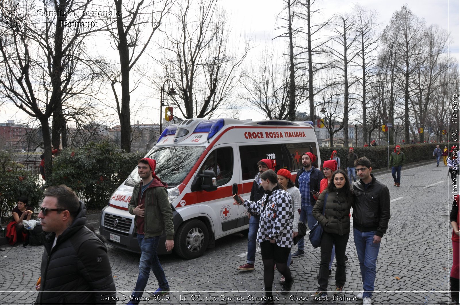 Ivrea 3 Marzo 2019 - La CRI allo Storico Carnevale - Croce Rossa Italiana - Comitato Regionale del Piemonte