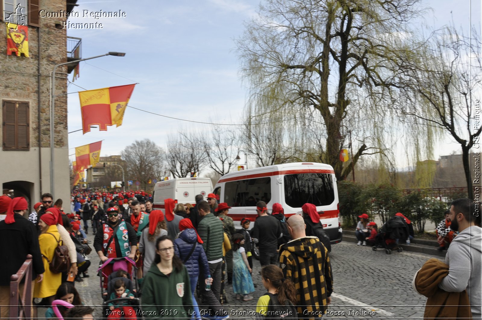 Ivrea 3 Marzo 2019 - La CRI allo Storico Carnevale - Croce Rossa Italiana - Comitato Regionale del Piemonte