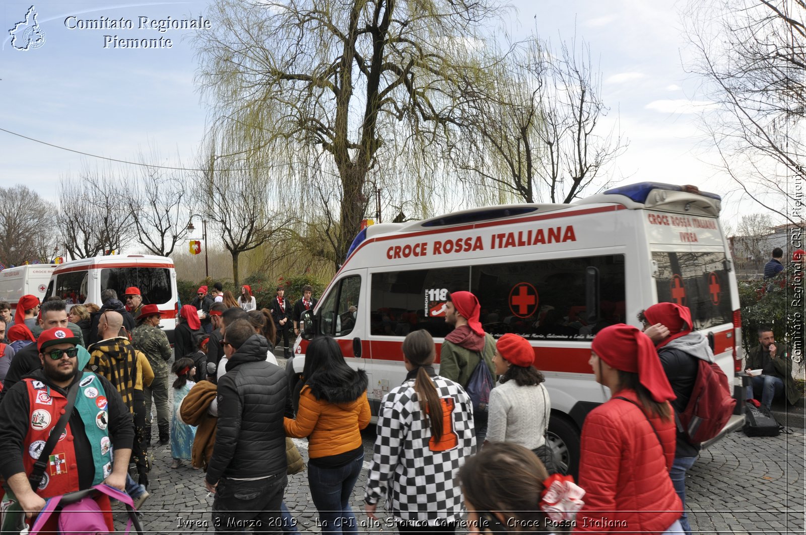 Ivrea 3 Marzo 2019 - La CRI allo Storico Carnevale - Croce Rossa Italiana - Comitato Regionale del Piemonte