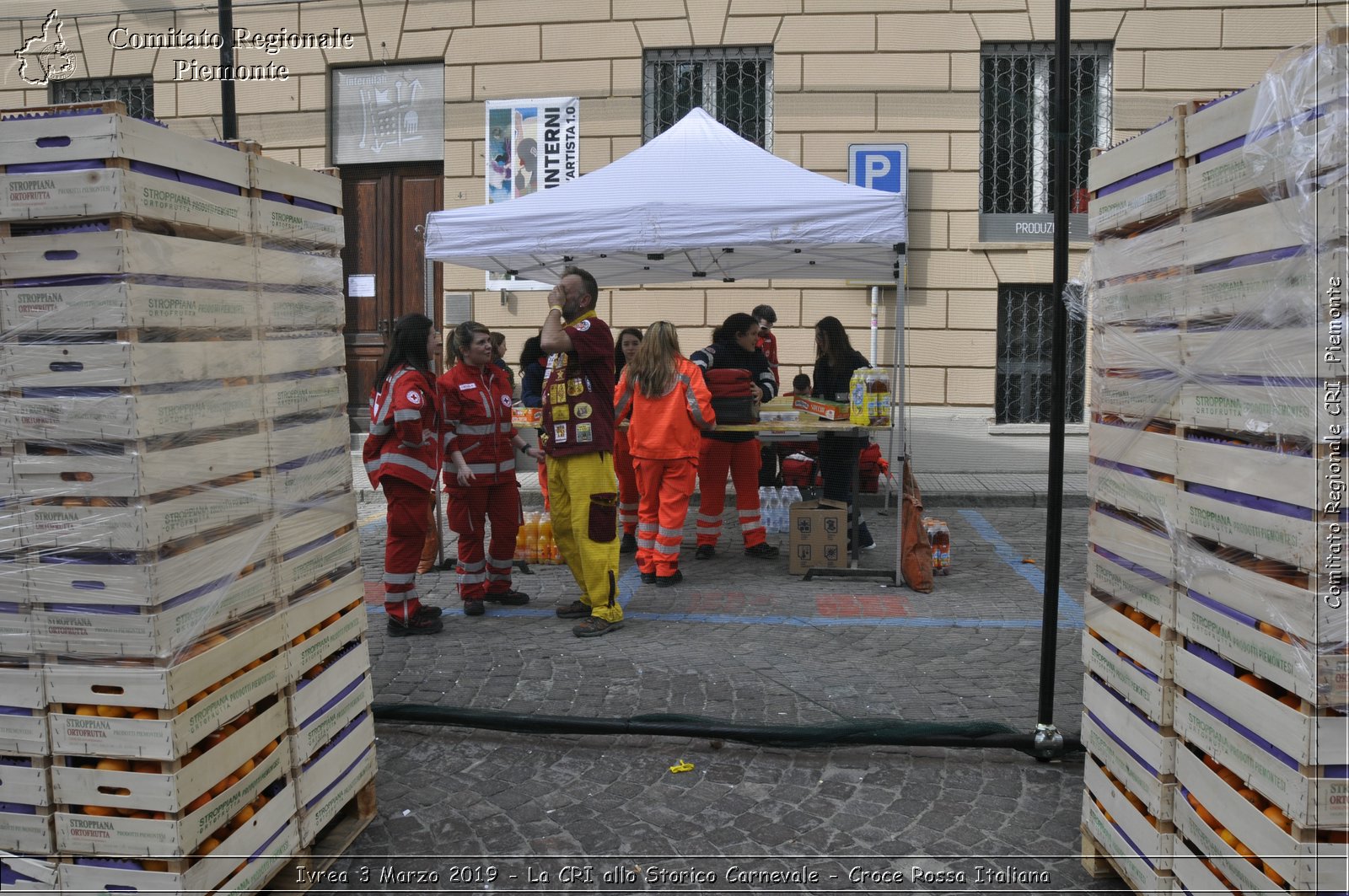 Ivrea 3 Marzo 2019 - La CRI allo Storico Carnevale - Croce Rossa Italiana - Comitato Regionale del Piemonte