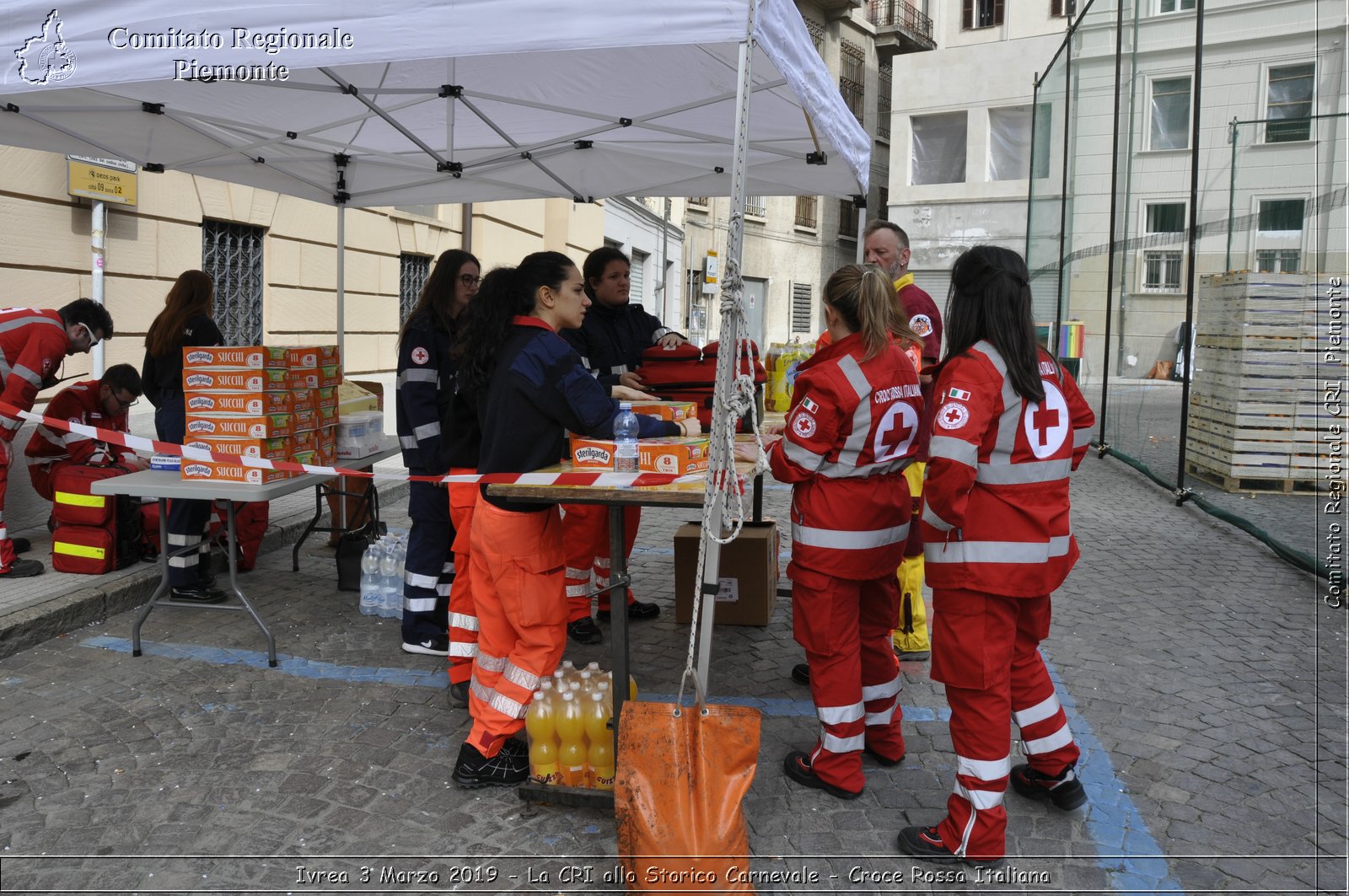 Ivrea 3 Marzo 2019 - La CRI allo Storico Carnevale - Croce Rossa Italiana - Comitato Regionale del Piemonte