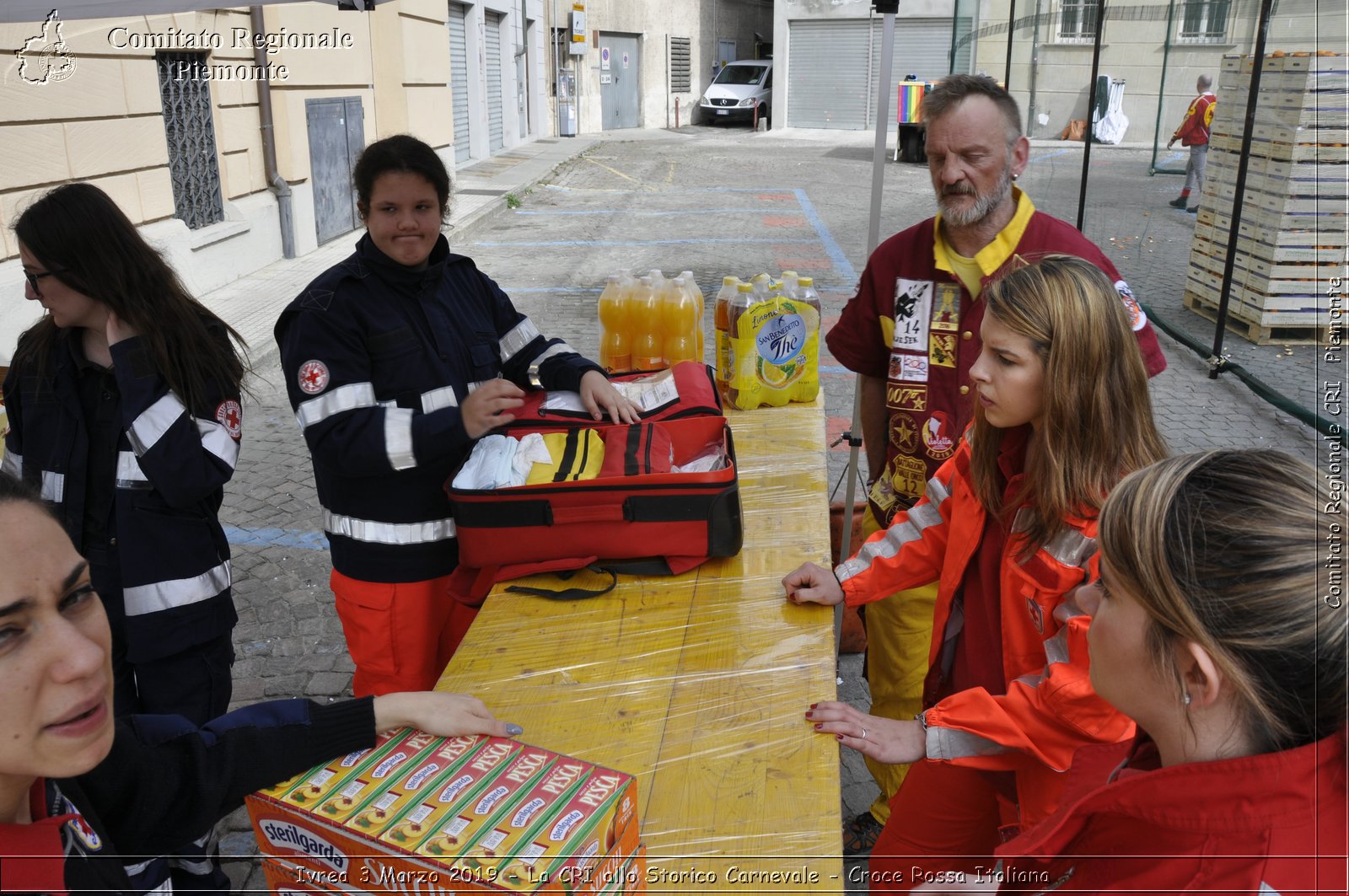 Ivrea 3 Marzo 2019 - La CRI allo Storico Carnevale - Croce Rossa Italiana - Comitato Regionale del Piemonte