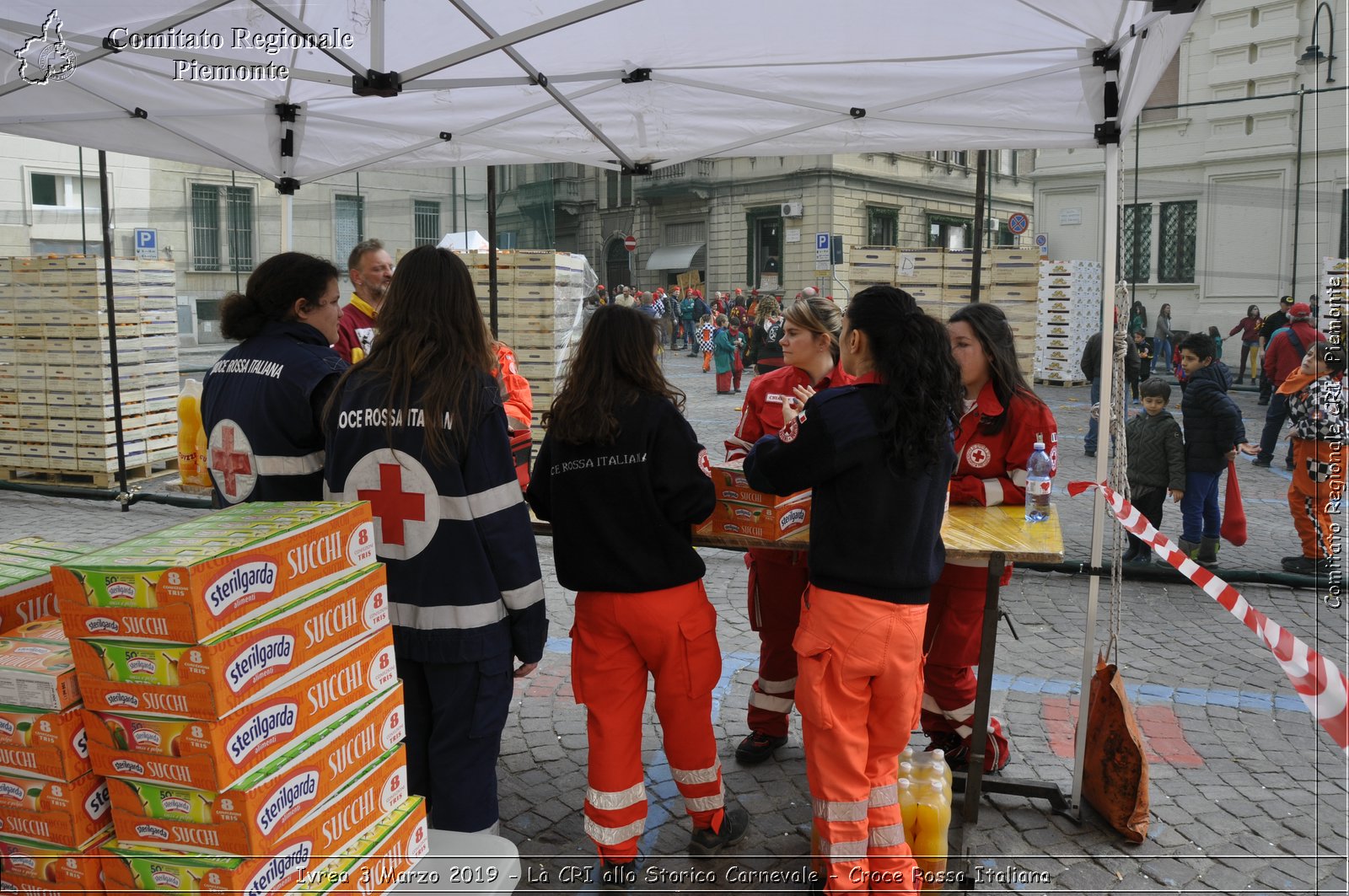 Ivrea 3 Marzo 2019 - La CRI allo Storico Carnevale - Croce Rossa Italiana - Comitato Regionale del Piemonte