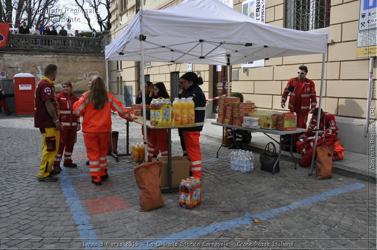 Ivrea 3 Marzo 2019 - La CRI allo Storico Carnevale - Croce Rossa Italiana - Comitato Regionale del Piemonte