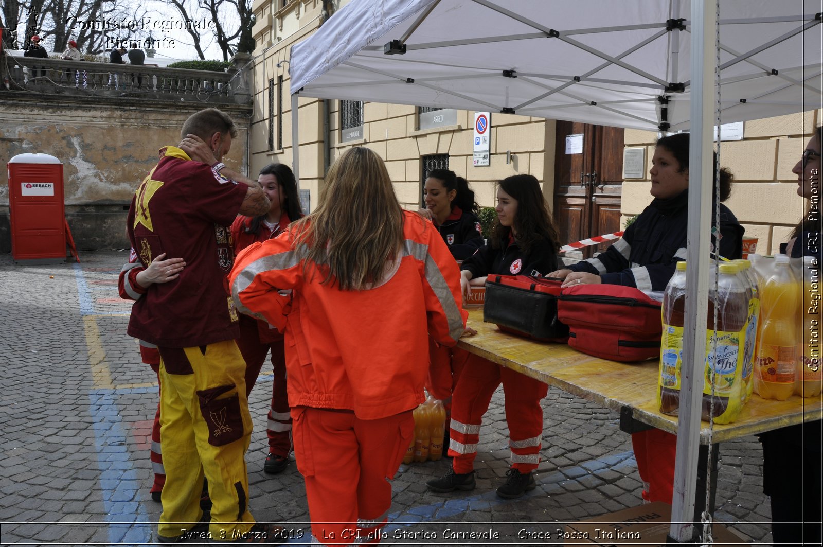 Ivrea 3 Marzo 2019 - La CRI allo Storico Carnevale - Croce Rossa Italiana - Comitato Regionale del Piemonte