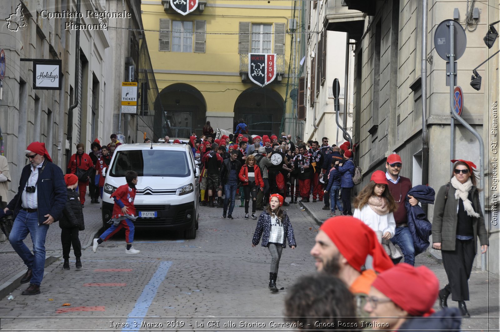 Ivrea 3 Marzo 2019 - La CRI allo Storico Carnevale - Croce Rossa Italiana - Comitato Regionale del Piemonte