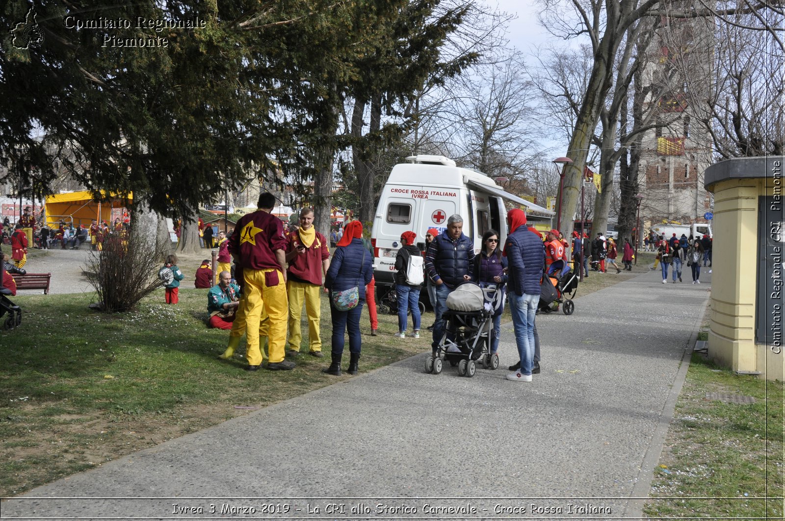 Ivrea 3 Marzo 2019 - La CRI allo Storico Carnevale - Croce Rossa Italiana - Comitato Regionale del Piemonte