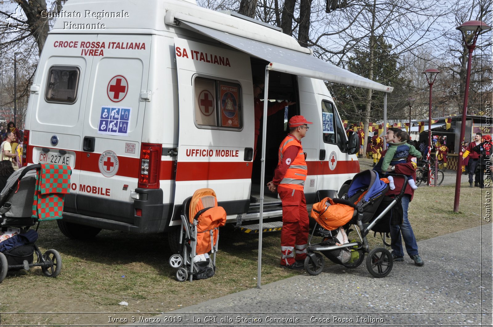 Ivrea 3 Marzo 2019 - La CRI allo Storico Carnevale - Croce Rossa Italiana - Comitato Regionale del Piemonte