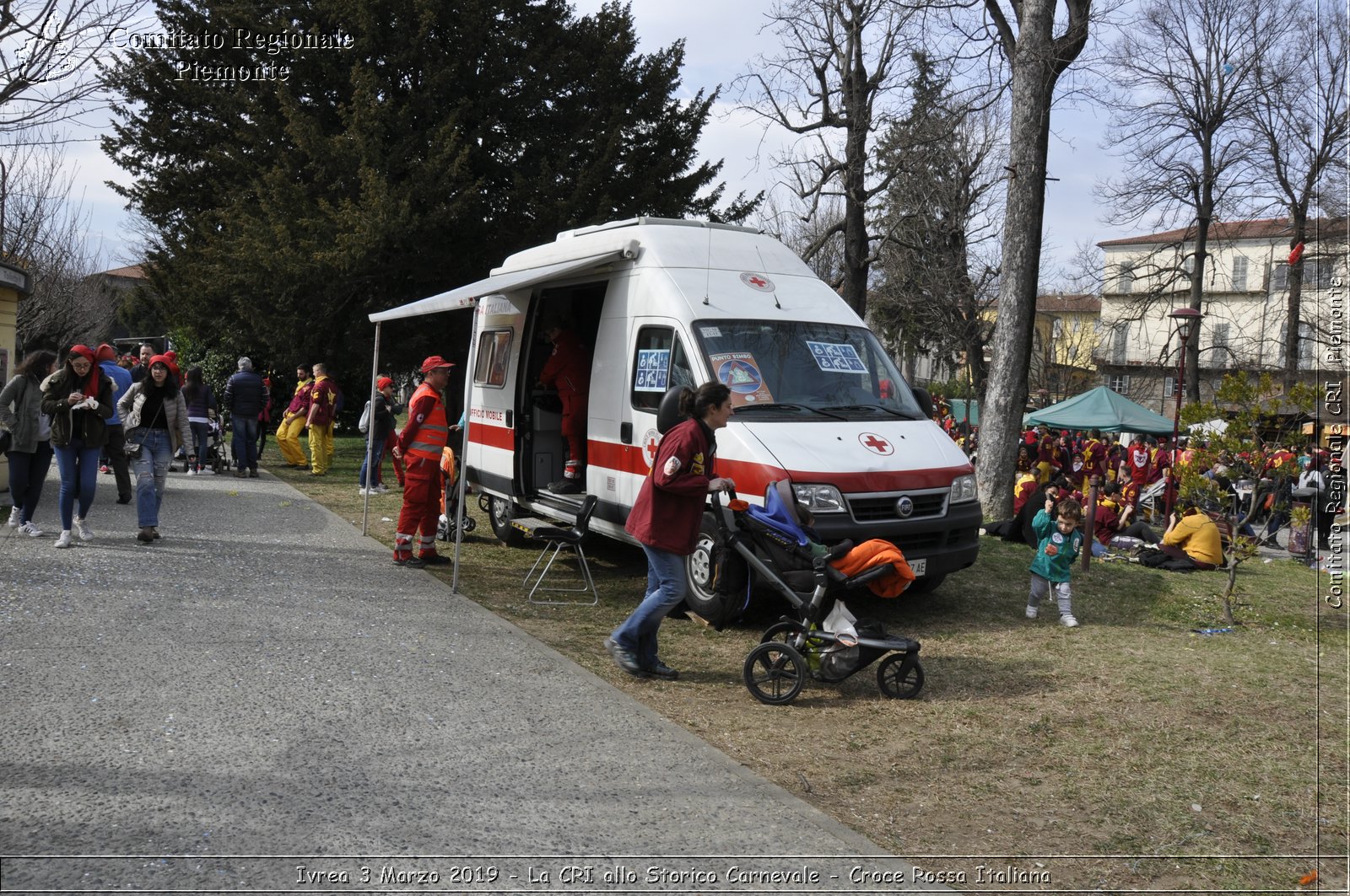 Ivrea 3 Marzo 2019 - La CRI allo Storico Carnevale - Croce Rossa Italiana - Comitato Regionale del Piemonte