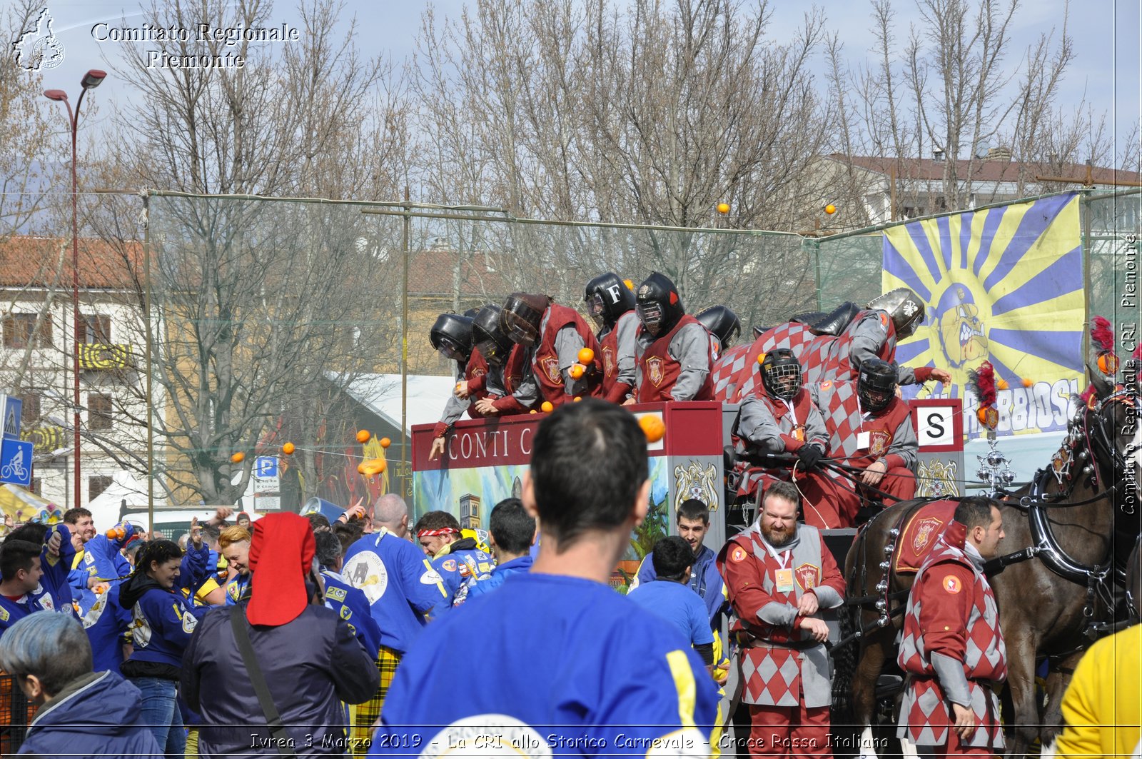 Ivrea 3 Marzo 2019 - La CRI allo Storico Carnevale - Croce Rossa Italiana - Comitato Regionale del Piemonte