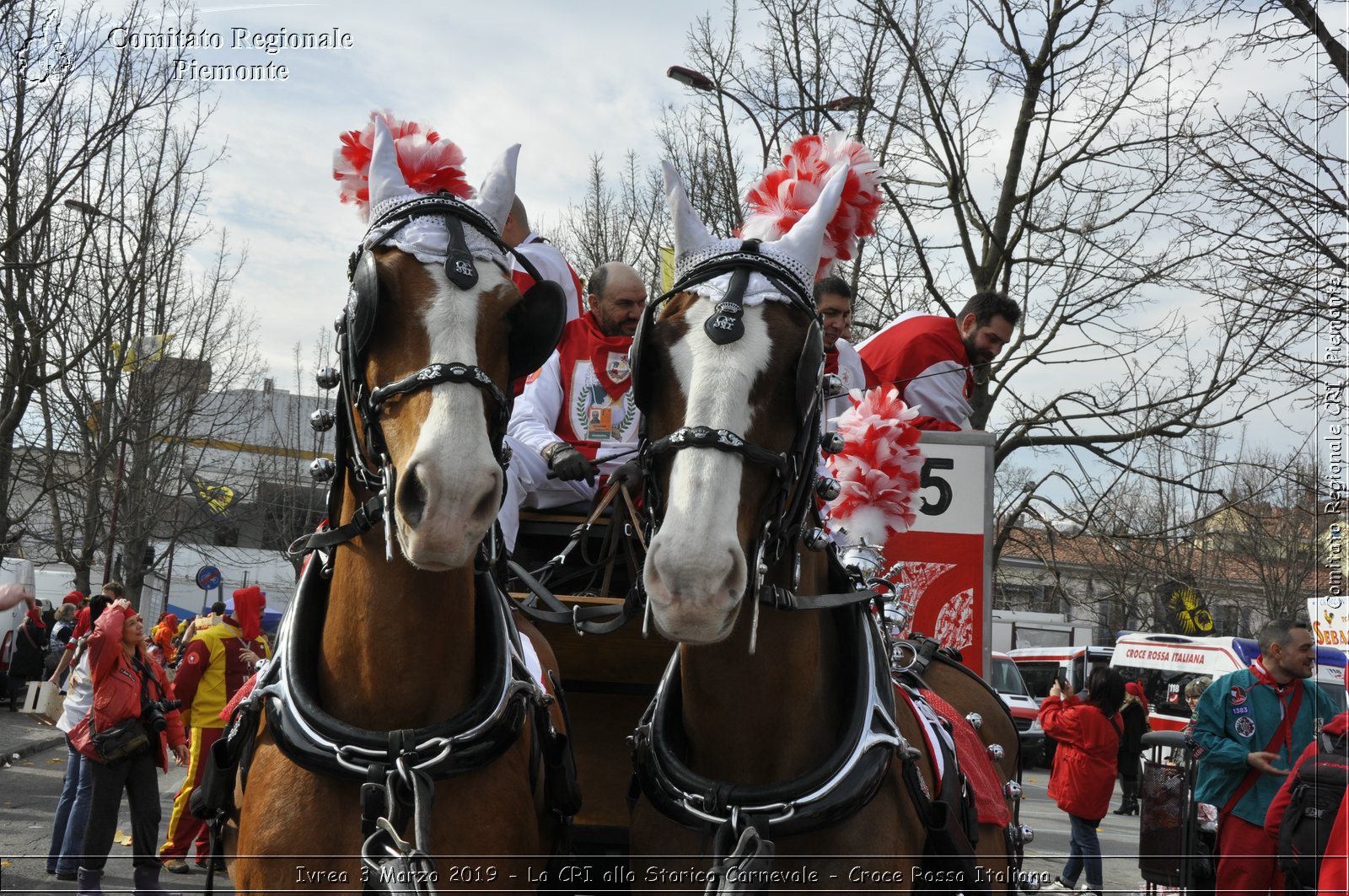 Ivrea 3 Marzo 2019 - La CRI allo Storico Carnevale - Croce Rossa Italiana - Comitato Regionale del Piemonte