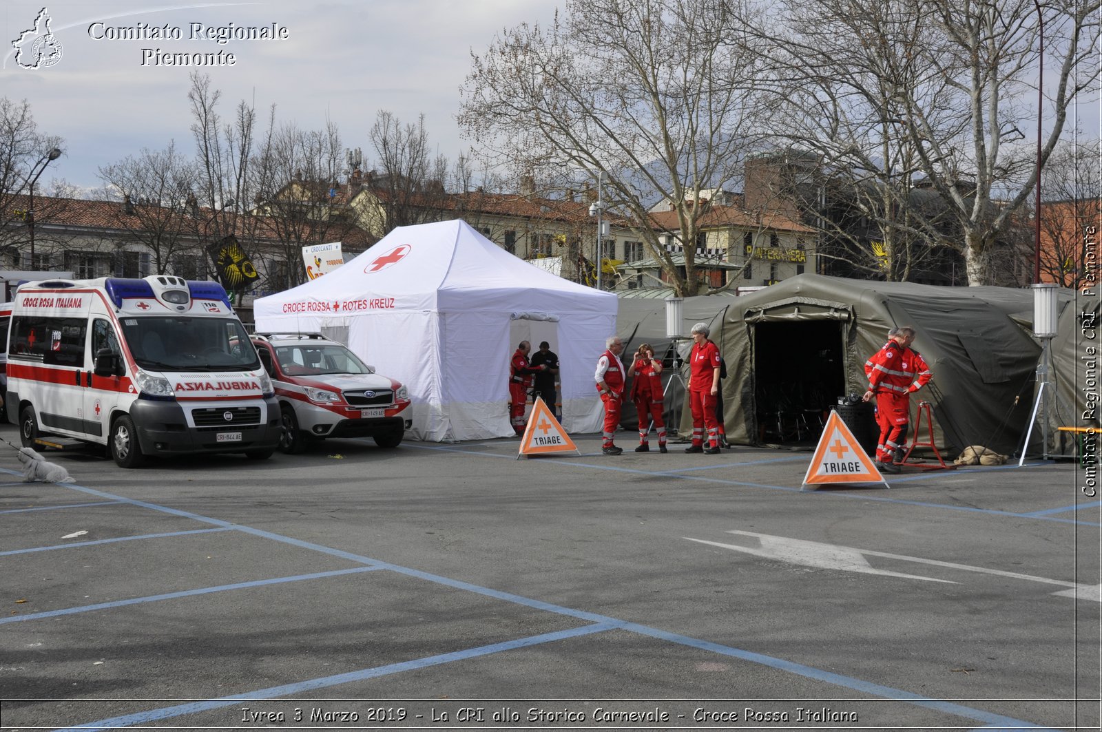 Ivrea 3 Marzo 2019 - La CRI allo Storico Carnevale - Croce Rossa Italiana - Comitato Regionale del Piemonte