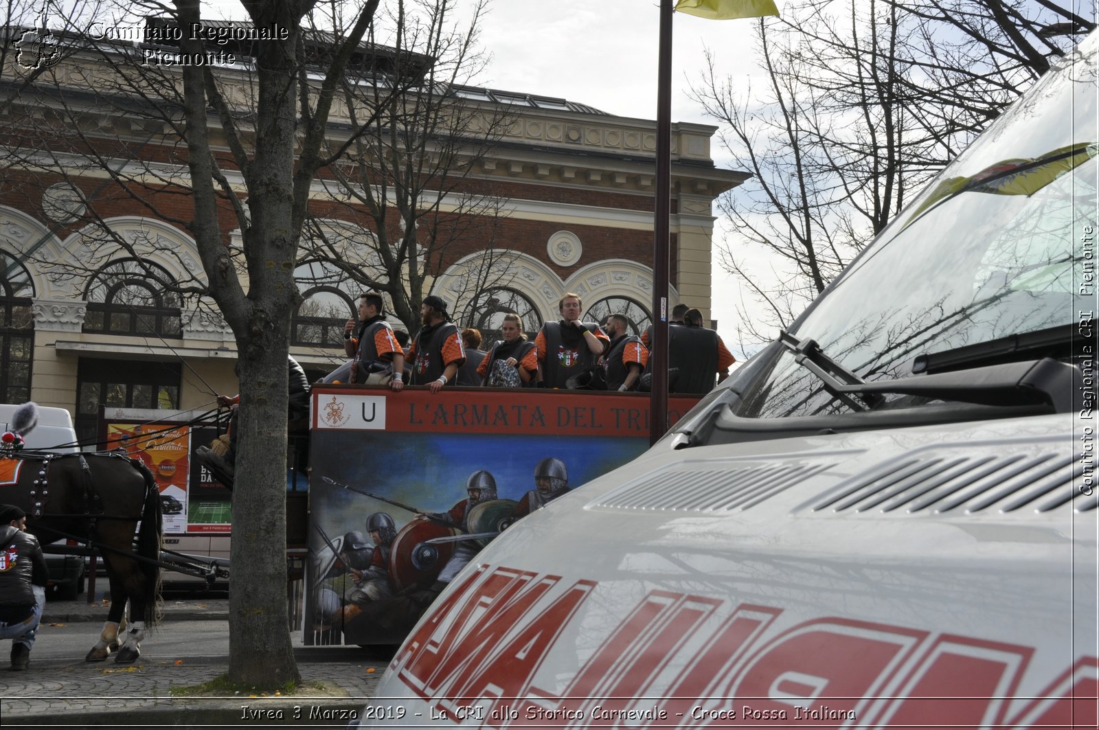 Ivrea 3 Marzo 2019 - La CRI allo Storico Carnevale - Croce Rossa Italiana - Comitato Regionale del Piemonte