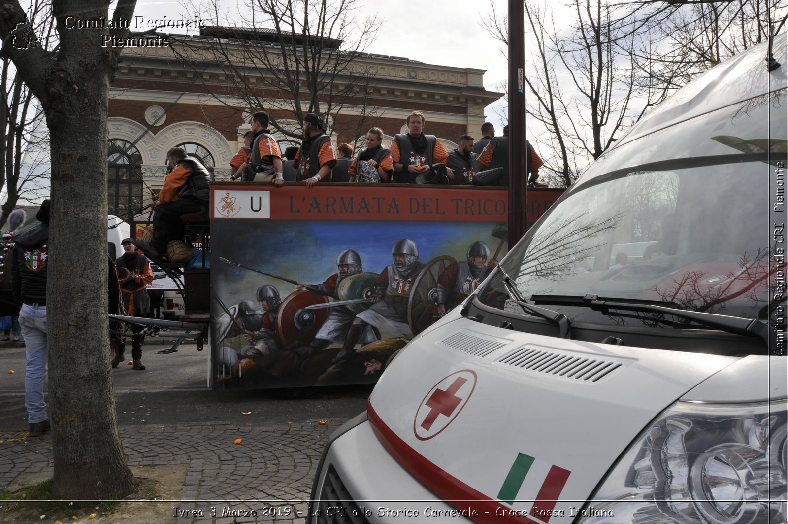 Ivrea 3 Marzo 2019 - La CRI allo Storico Carnevale - Croce Rossa Italiana - Comitato Regionale del Piemonte