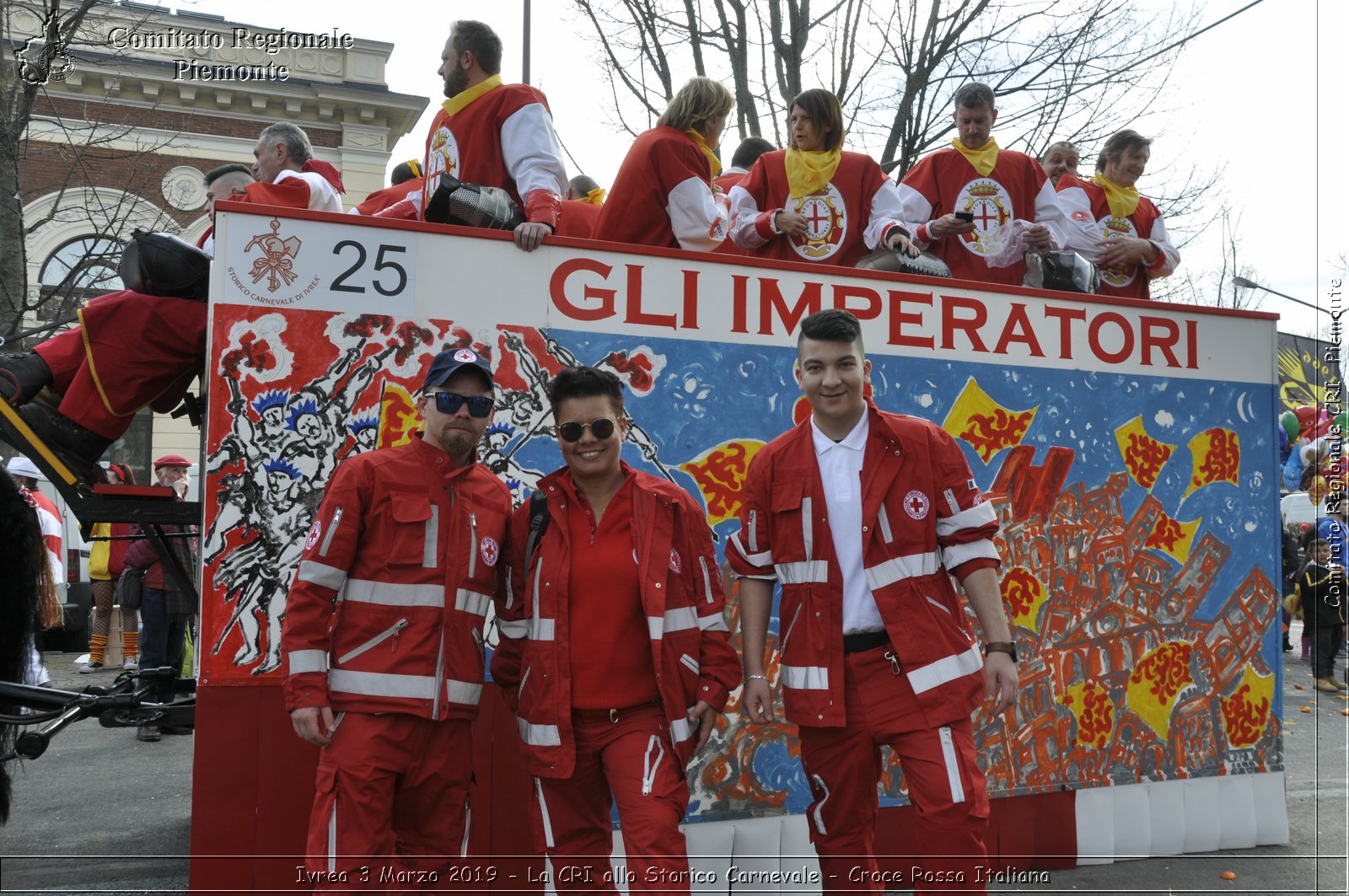 Ivrea 3 Marzo 2019 - La CRI allo Storico Carnevale - Croce Rossa Italiana - Comitato Regionale del Piemonte