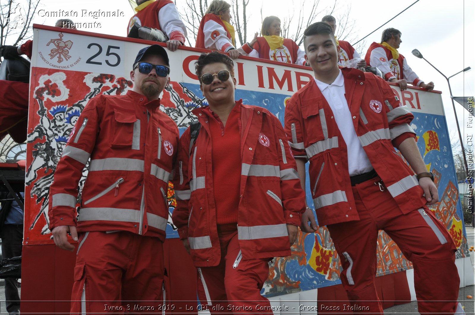 Ivrea 3 Marzo 2019 - La CRI allo Storico Carnevale - Croce Rossa Italiana - Comitato Regionale del Piemonte