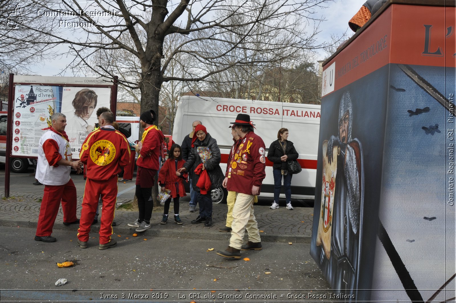 Ivrea 3 Marzo 2019 - La CRI allo Storico Carnevale - Croce Rossa Italiana - Comitato Regionale del Piemonte