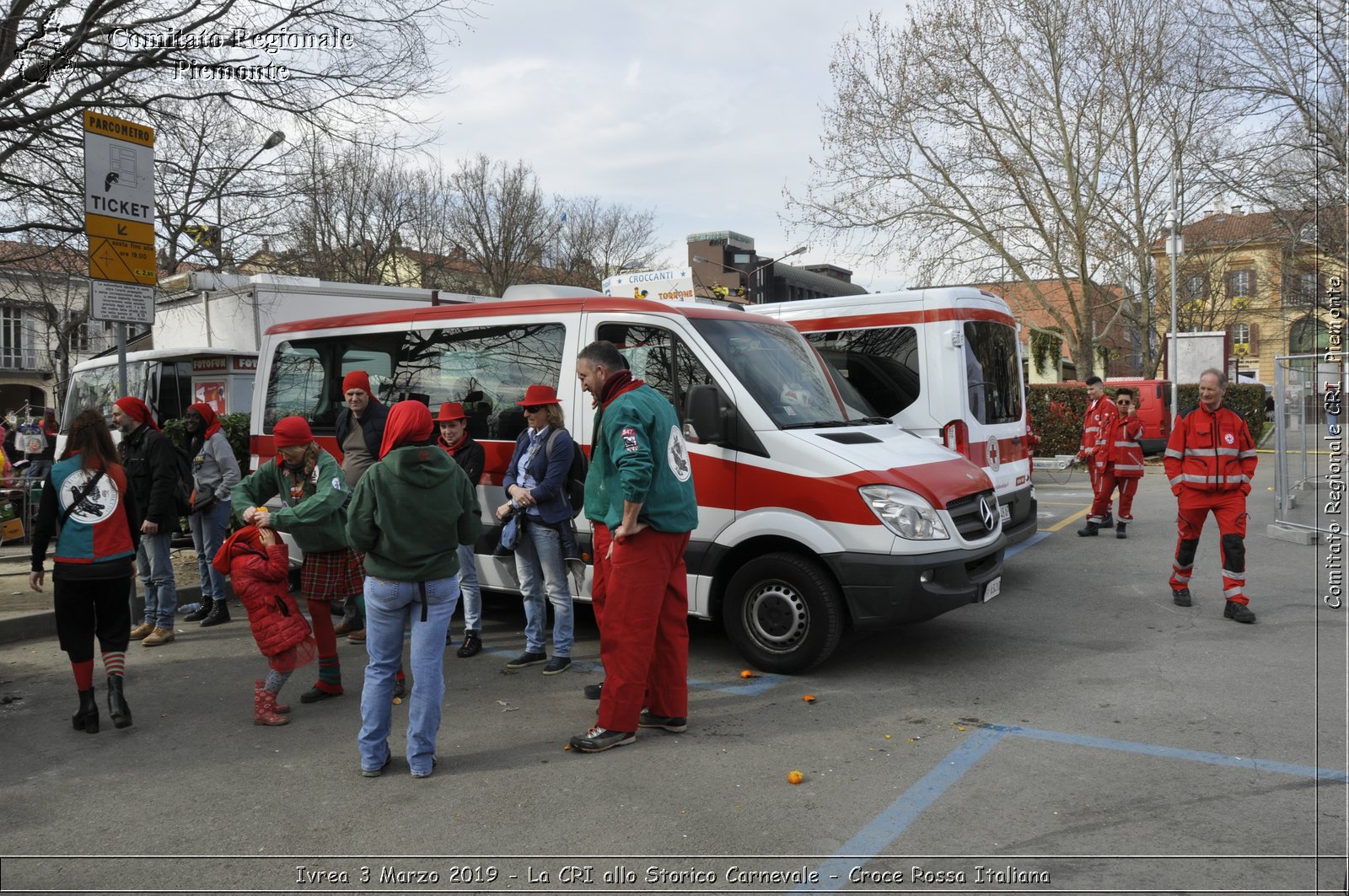 Ivrea 3 Marzo 2019 - La CRI allo Storico Carnevale - Croce Rossa Italiana - Comitato Regionale del Piemonte