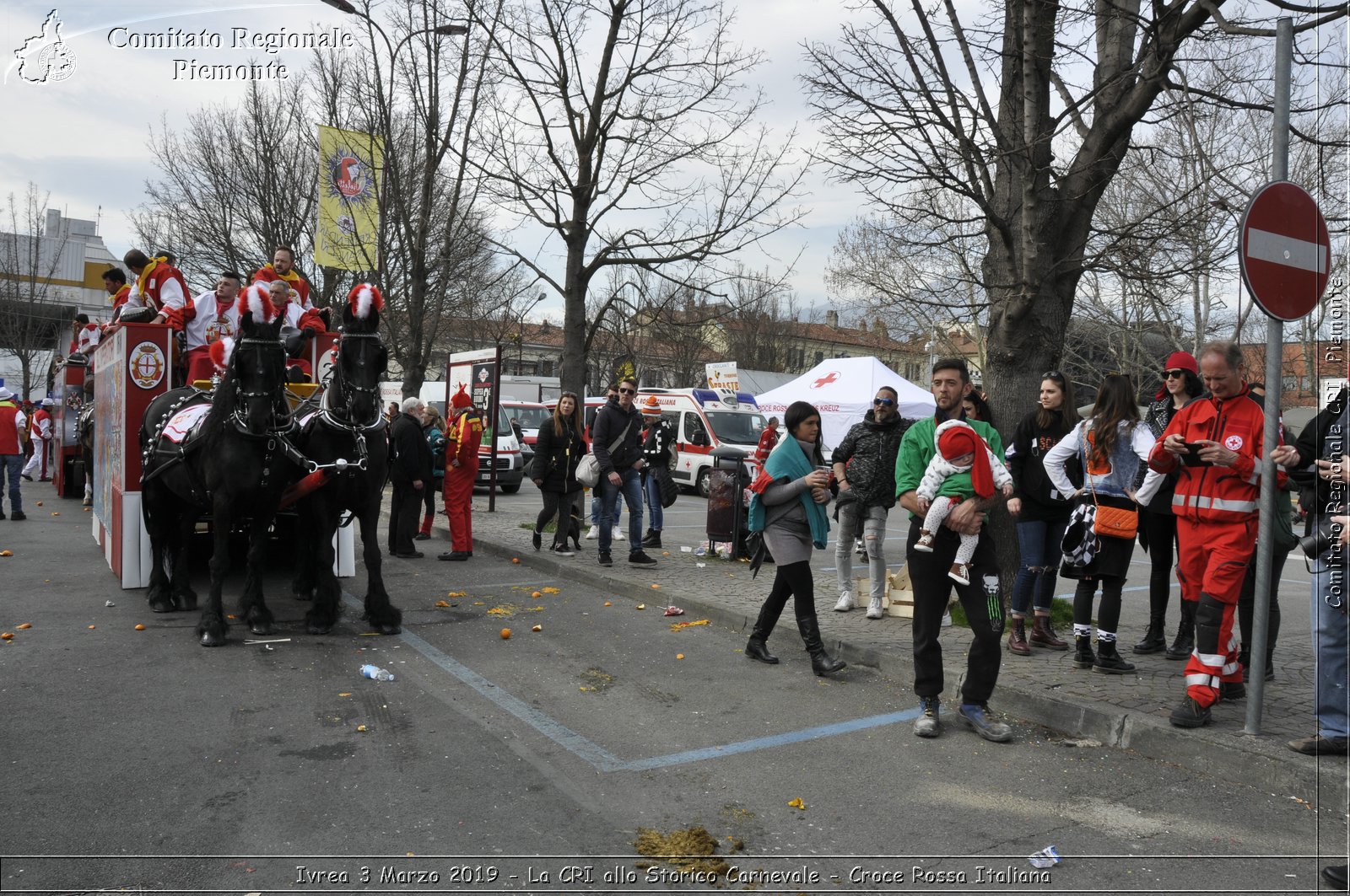 Ivrea 3 Marzo 2019 - La CRI allo Storico Carnevale - Croce Rossa Italiana - Comitato Regionale del Piemonte