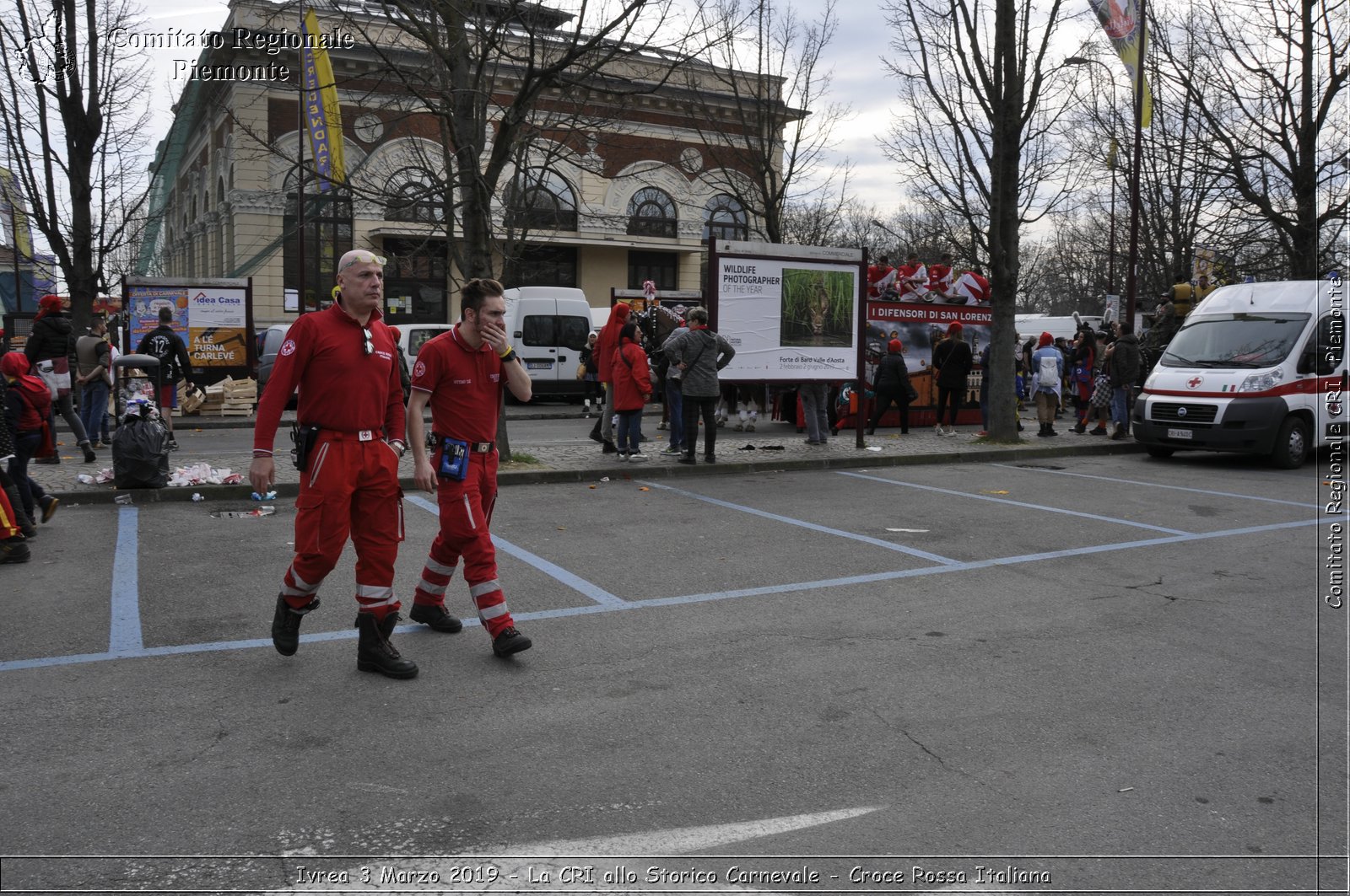 Ivrea 3 Marzo 2019 - La CRI allo Storico Carnevale - Croce Rossa Italiana - Comitato Regionale del Piemonte