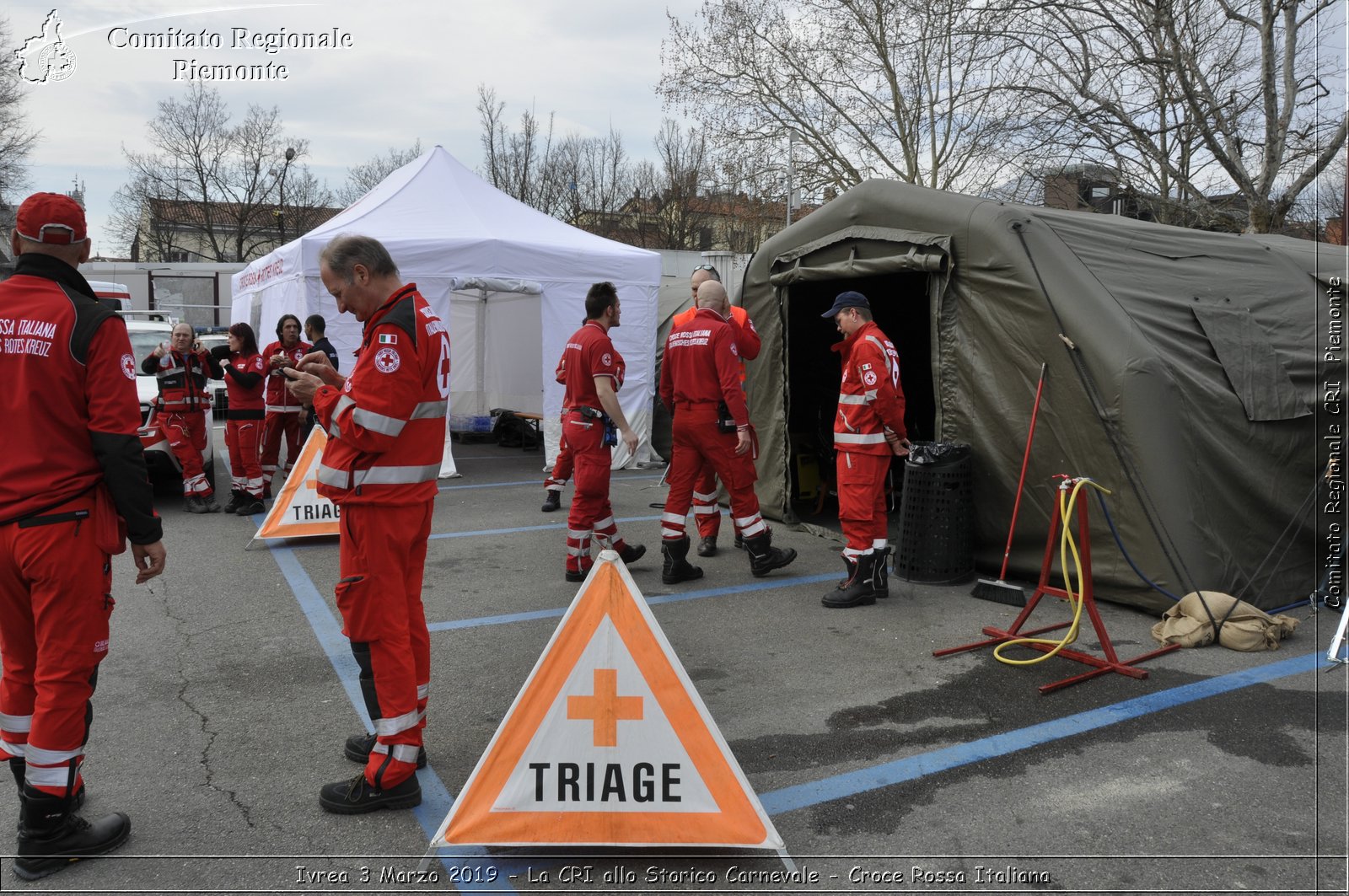 Ivrea 3 Marzo 2019 - La CRI allo Storico Carnevale - Croce Rossa Italiana - Comitato Regionale del Piemonte