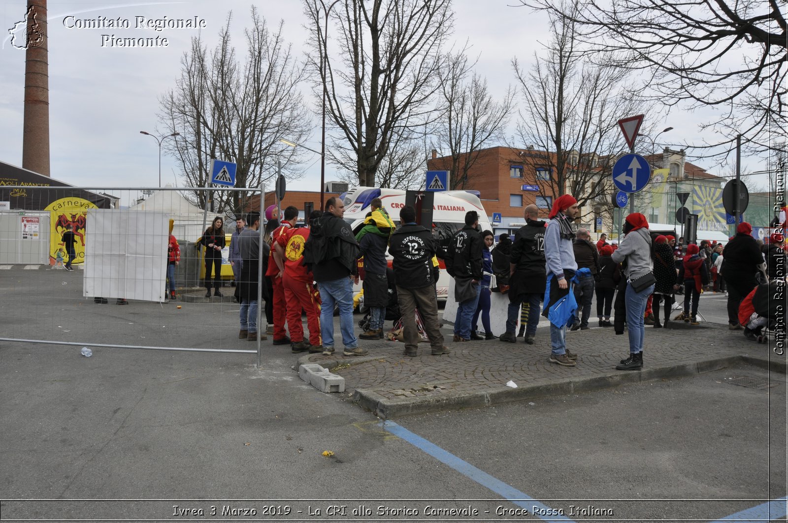 Ivrea 3 Marzo 2019 - La CRI allo Storico Carnevale - Croce Rossa Italiana - Comitato Regionale del Piemonte