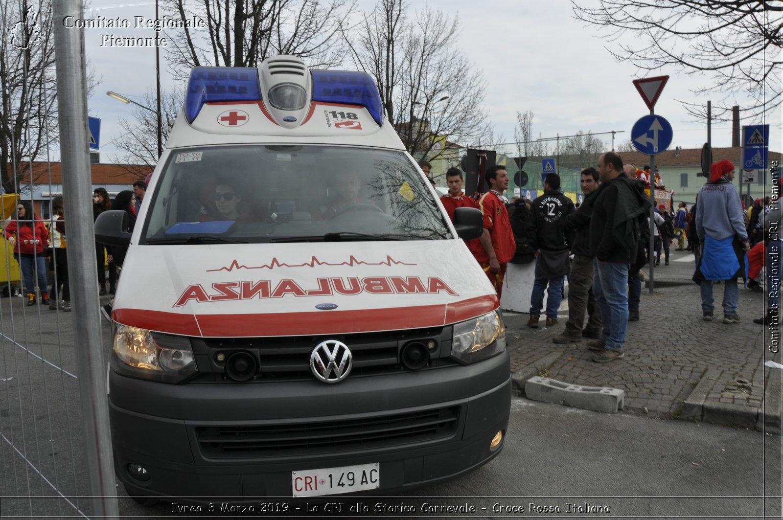 Ivrea 3 Marzo 2019 - La CRI allo Storico Carnevale - Croce Rossa Italiana - Comitato Regionale del Piemonte