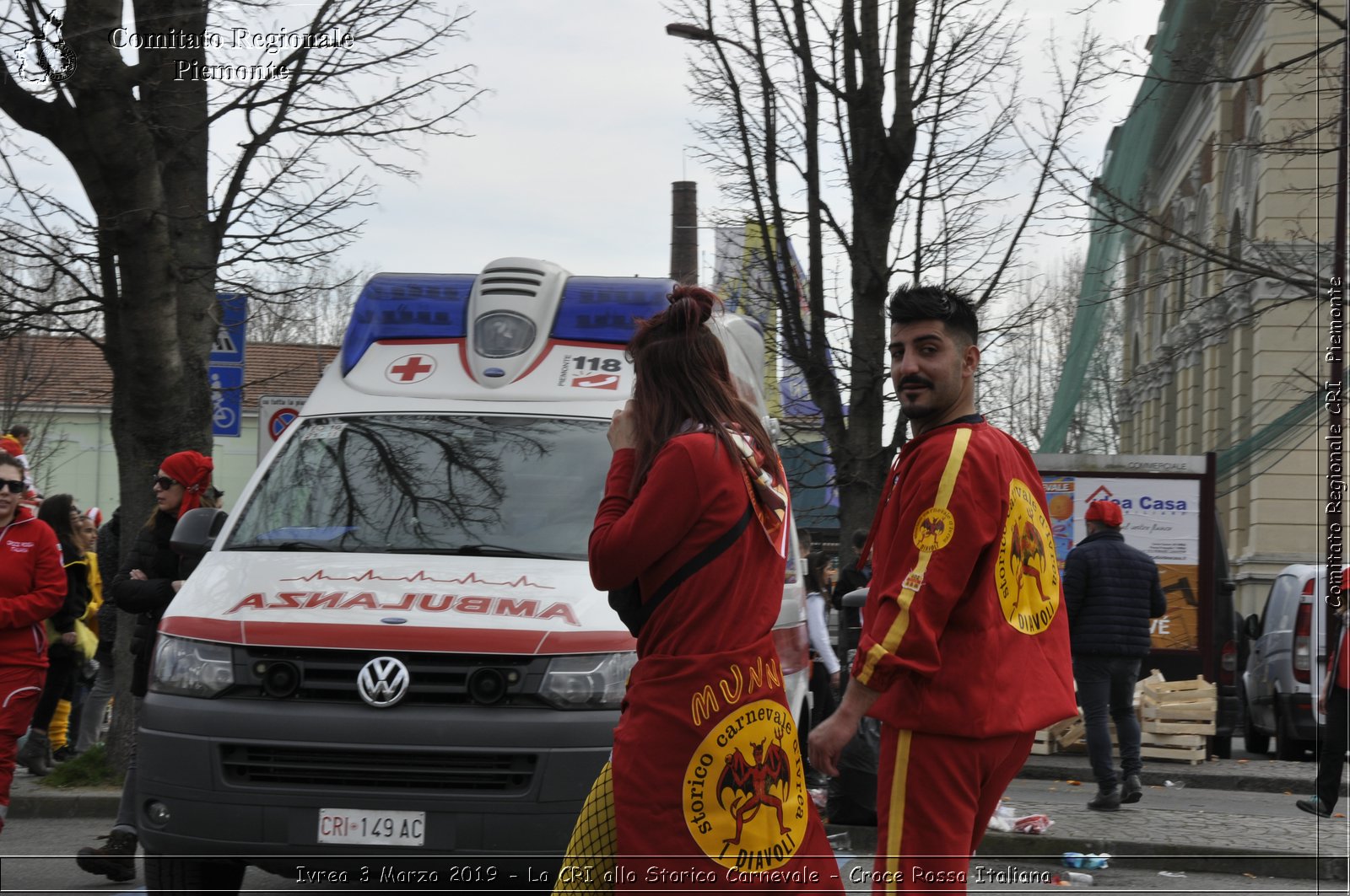 Ivrea 3 Marzo 2019 - La CRI allo Storico Carnevale - Croce Rossa Italiana - Comitato Regionale del Piemonte