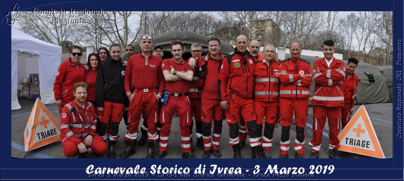 Ivrea 3 Marzo 2019 - La CRI allo Storico Carnevale - Croce Rossa Italiana - Comitato Regionale del Piemonte