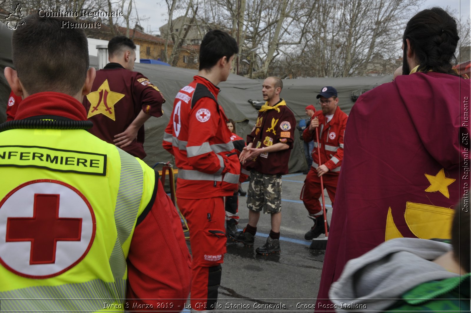 Ivrea 3 Marzo 2019 - La CRI allo Storico Carnevale - Croce Rossa Italiana - Comitato Regionale del Piemonte