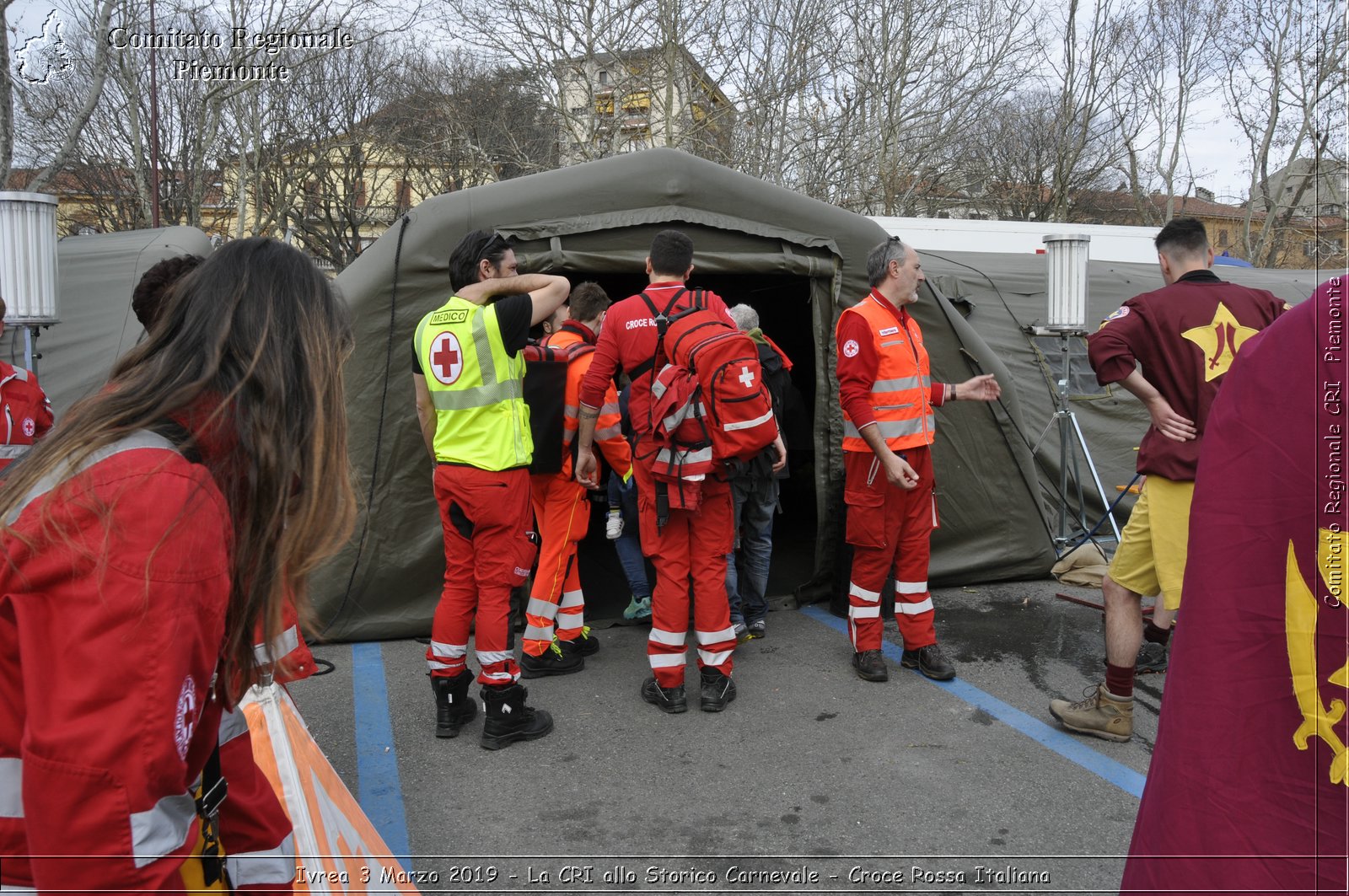 Ivrea 3 Marzo 2019 - La CRI allo Storico Carnevale - Croce Rossa Italiana - Comitato Regionale del Piemonte